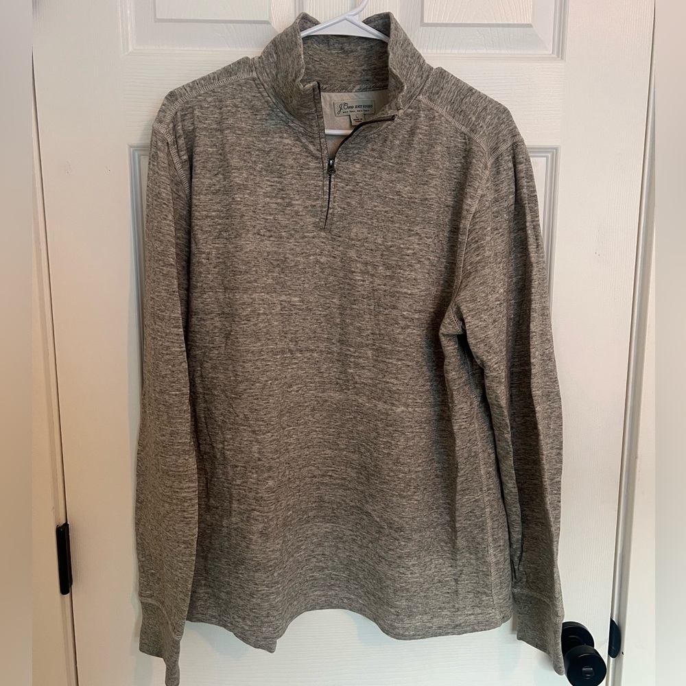 J. Crew Knit Goods Cotton Quarter Zip Pullover